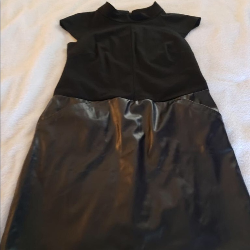 A nice and  strapless dress